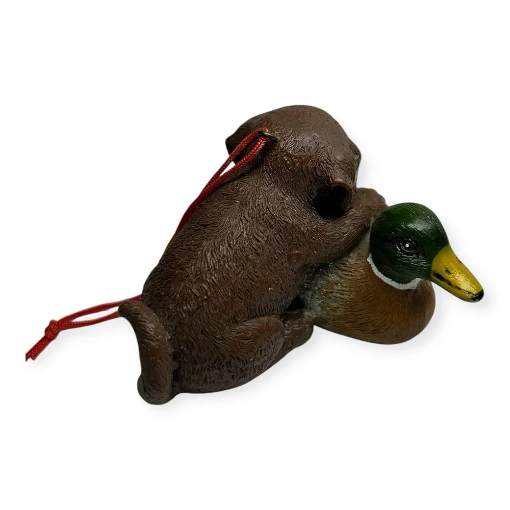 Vintage Dog Christmas‎ Ornament Lot - Includes Bass Pro Ornament